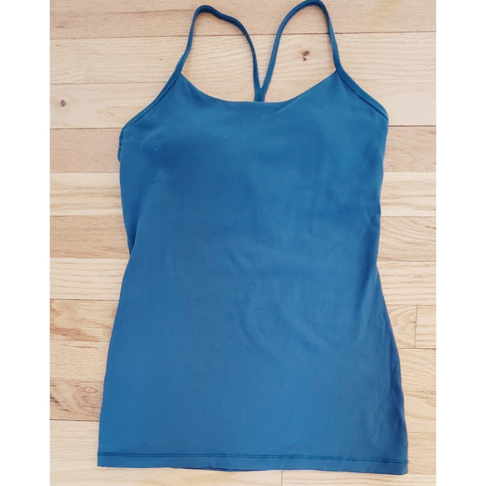 LULULEMON Sz 4 TANK TOP BUILT IN BRA